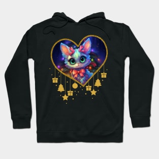 Christmas Cute Cat Hoodie